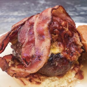 Big Bad Voodoo Daddy Burger with Bacon