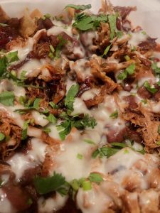 BBQ Pork nachos at the Roadhouse.